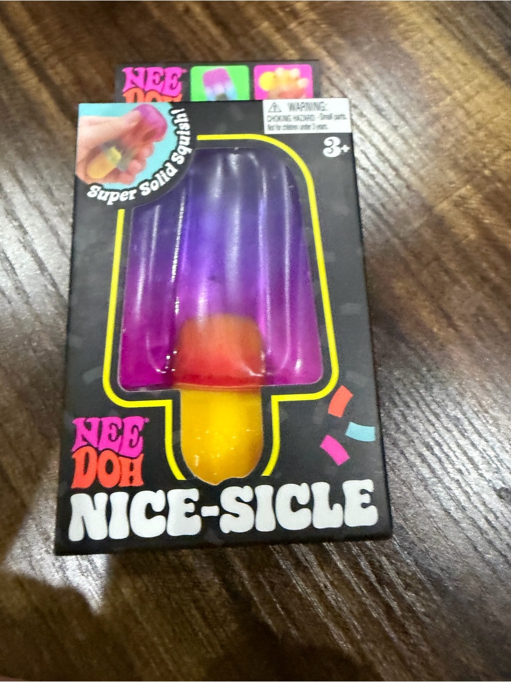 NEW Authentic Schylling NeeDoh Nice-Sicle Purple Squishy